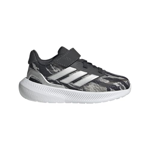 Image of adidas Baby Marvel Run Falcon 5 Elastic Lace & Strap Shoe