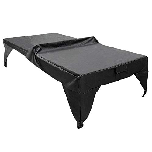 MOOUK - Funda para tenis de mesa, mesa de ping pong, de poliéster, para escritorio, a prueba de polvo, tela protectora de ping-pong, se adapta a la mayoría de mesas