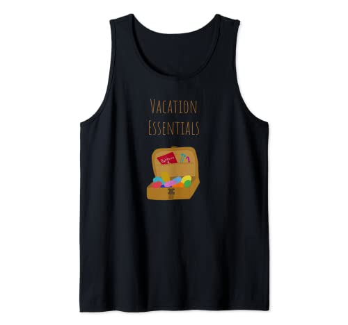 Funny Vacation Essentials - Maleta de hilo Camiseta sin Mangas