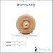 Woodpeckers- Classic Wooden Craft Toy Wheels 1.5