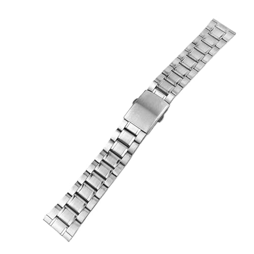 Bracelet montre acier inoxydable ajustable avec boucle déployante sécurisée