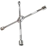 クロスレンチ 十字レンチ 17mm 19mm 21mm 23mm ホイールナット着脱 タイヤ交換 ホイール脱着交換 ホイールレンチ