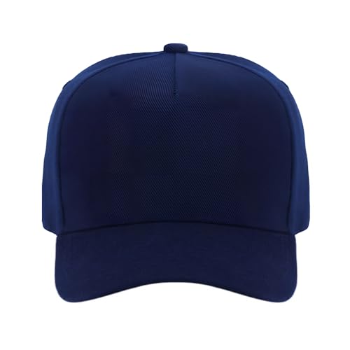 Image of 5-Panel Baseball Cap for Workouts, Hiking, Outdoor Sports, Customizable DIY Design, All-Season Comfort Fit, Adjustable