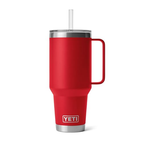 YETI Rambler 42 Oz Straw Mug Rescue Red