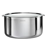 Tramontina Utsava 9.5-Quart Tri-Ply Clad Stainless Steel Tope with Lid, Extra Large Patila Pot for Indian Cooking