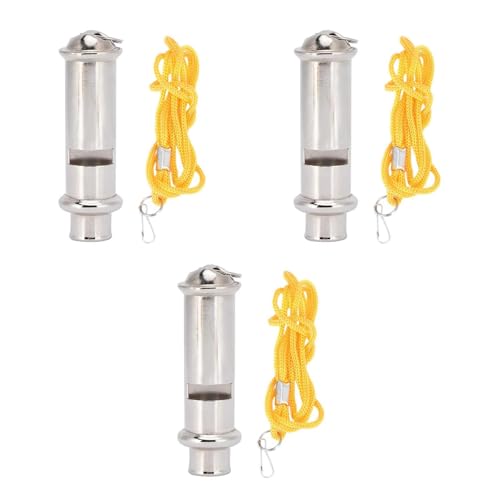 Set de 3 silbatos para entrenamiento de palomas y deportes