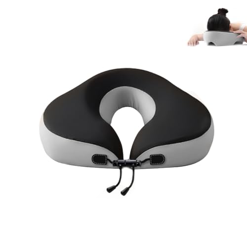 chislim Almohada de recuperación boca abajo con correa ajustable para cirugía ocular y vitrectomía, reposacabezas para dormir propenso con funda extraíble, equipo de apoyo postoperatorio BBL (gris)