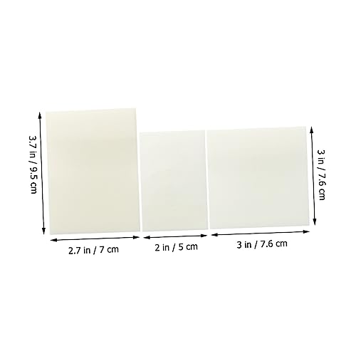 Notes adhésives transparentes imperméables et repositionnables de bureau - 6