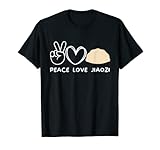 Peace, Love Jiaozi Retro Jiaozi Lover Food Lover Camiseta