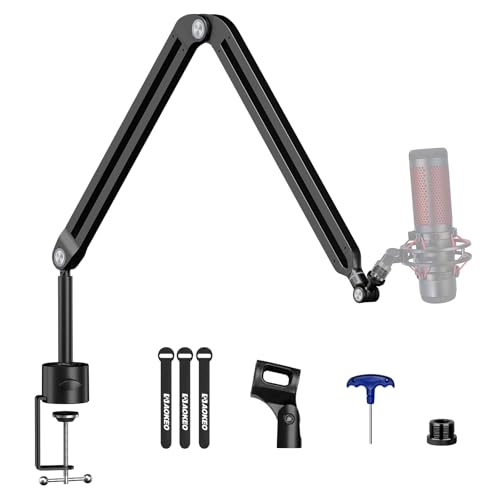 Mikrofon Arm,Aokeo AK-45 Mikrofon Ständer Arm für Blue Yeti,Blue Snowball,HyperX QuadCast,SoloCast,Elgato Wave,Broadcast and Studio Programm Aufnahme