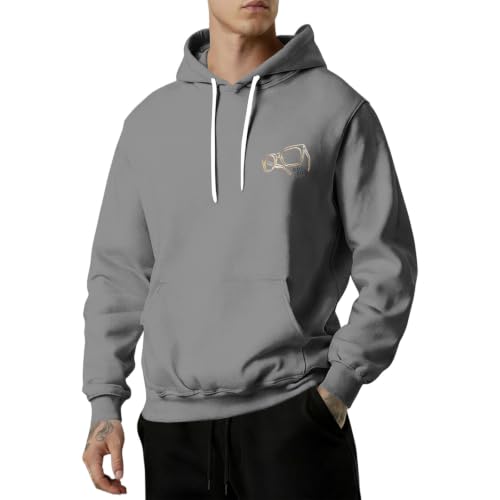 Sudadera con capucha holgada solucion para hombres altos que buscan ropa comoda