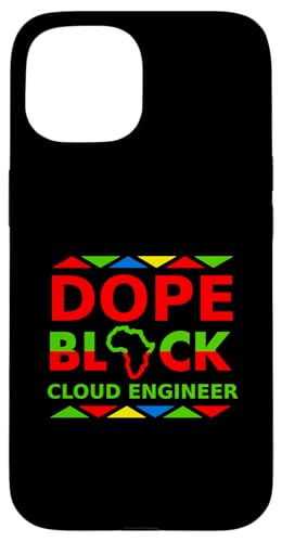 Dope Black Cloud Engineer Proud Black ProfessionalLA X}zP[X iPhone 15 p