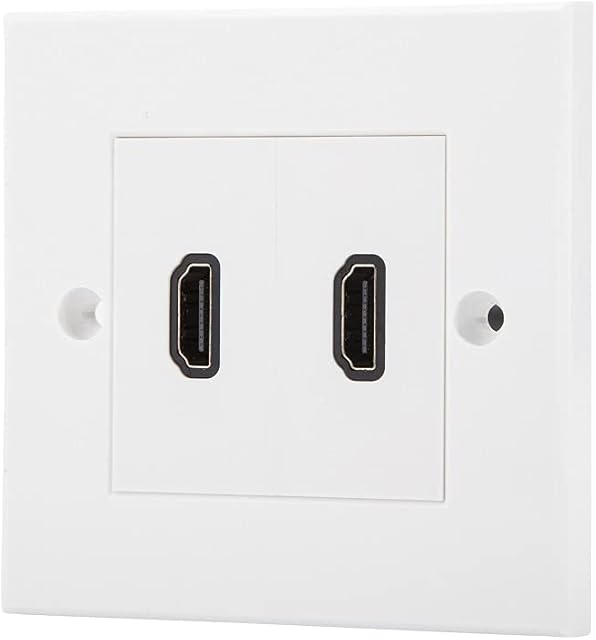 HDMI Modular Faceplate/Wall Outlet (2 x HDMI Port)