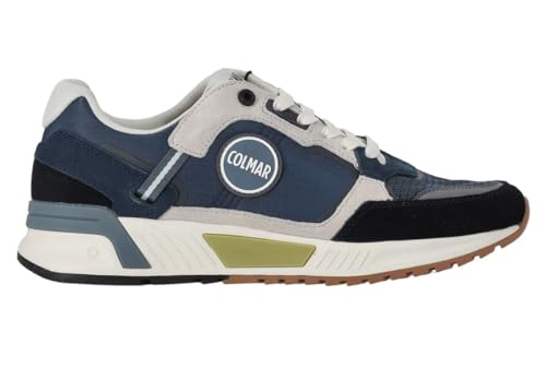 Basket Colmar Dalton Type 030 pour homme coloris bleu blanc vert