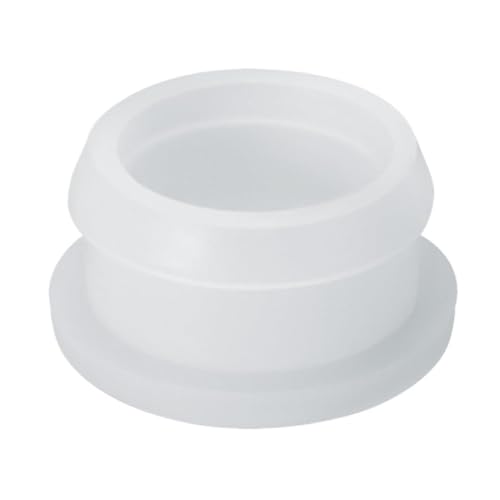 Snap On Silicone Rubber Caps for Sports Equipment, Flexible Stopper Silicone Round Plugs for Instrument(Clear,7mm)