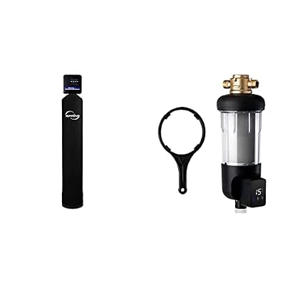 iSpring WF150K Whole House Water Filtration System + iSpring WSP50ARJ Spin-Down Sediment Water Filter