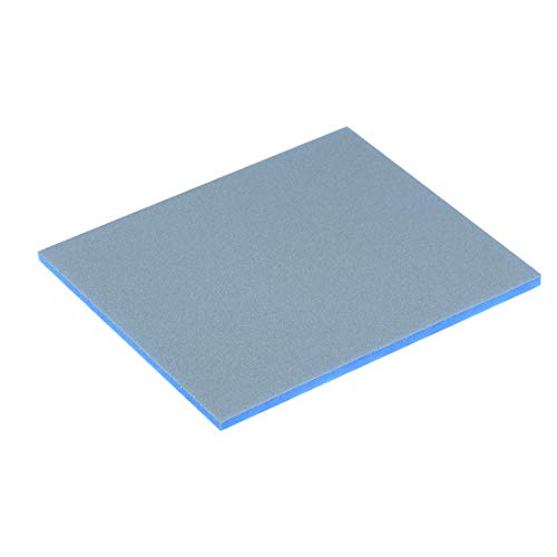 sourcing map Sanding Sponge Block, 1200-1500 Grit, 136mm x 113mm x 4mm