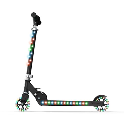 Jetson Scooters - Jupiter Kick Scooter (Black) - Collapsible Portable Kids Push Scooter -...