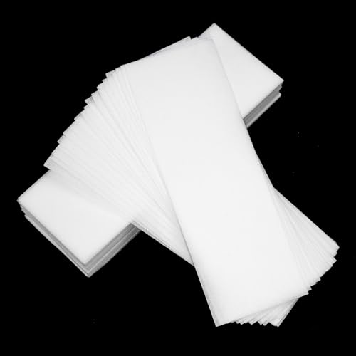Wax Paper Wax Strips, waxing strips paper hair removal strips Easy to cut for legs, chest, back, and face - No wax - Pack of 100 Strips