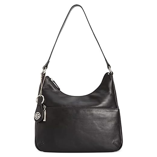 Giani Bernini Nappa Black Leather Hobo Handbag