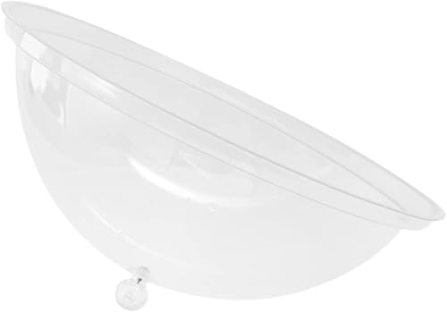 Cabilock 1 unids Cubierta de aislamiento Soporte de pastel con cúpula de vidrio cúpula de fruta cubierta de cristal de la bóveda cubierta de