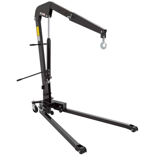 Black Widow 1-Ton Folding Steel Shop Crane