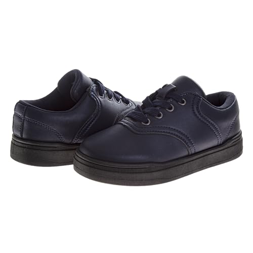 French Toast Kids Oxford Dress Shoes - Lace Up Loafer School Uniform Saddle Shoe for Girls and Boys (Sizes: 11-13 Little Kid / 1-7 Big Kid)4