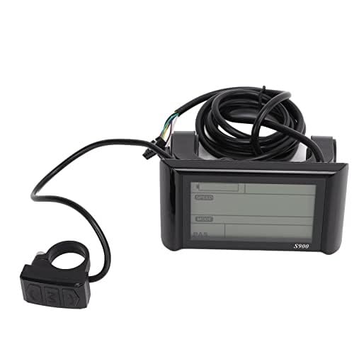Naprawa kontrolera skutera, BTFWM Zestaw do konwersji silnika rowerowego Panel LCD, do silnika rowerowego 1000 W, 36 V/48 V 30 A, sterownik fali prostokątnej, wspomaganie prędkości, akcesoria rowerowe
