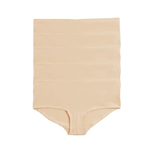 Image of Marks & Spencer Womens Polyester Blend Solid Low Rise Full Briefs (Pack of 5)