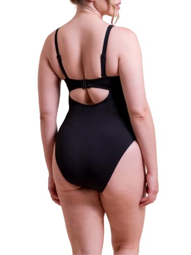 Curvy Kate Maillot de bain Deep Dive Noir en microfibre premium