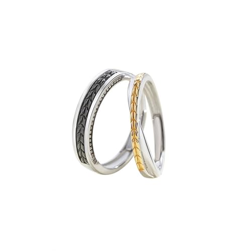 Bague fiancaille homme femme argent 925 : alliance ajustable et ronde de haute qualité