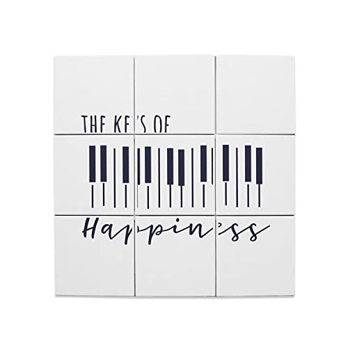 Carreaux céramique piano musique 20x60x60cm pour décoration murale
