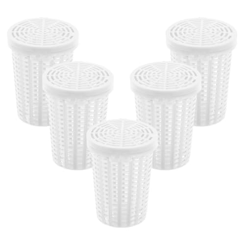 BCOATH 5Pcs Fishing Bait Holder Cage Durable Design for Catching Fish Shrimp Easy to Use Feeder Basket for Various Aquatic Scenarios Reusable Fishing Gear Accessories