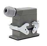 Rechteckiger Hochleistungsstecker Rechteckiger Hochleistungsstecker, wasserdicht, sanddicht, for die Luftfahrtindustrie, elektrischer Stecker, 500 V, 16 A(Male)