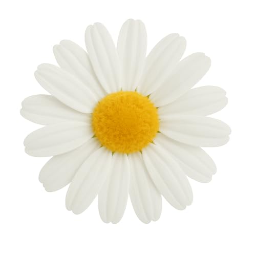 Boutonnière fleur en tissu marguerite pour costume sans tache
