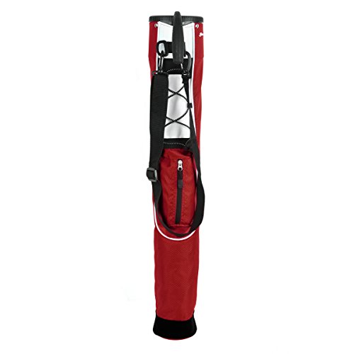Orlimar Pitch 'n Putt Golf Lightweight Stand Carry Golf Club Bag for Men and Women, Brick Red