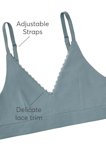 Image of Pact Women's Organic Cotton Pretty Plunge Bralette
