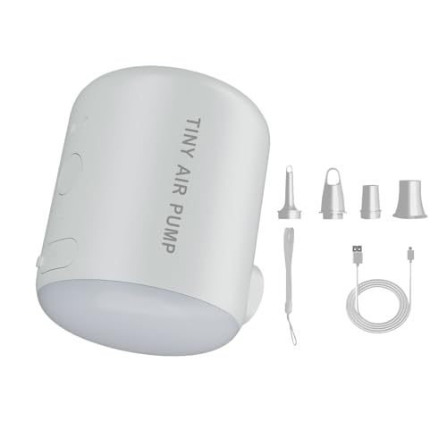 Pompe électrique pour gonflables avec éclairage et batterie intégrée
