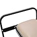 ECOTRIC Golf Cart Rear Seat Kit Compatible with Pre-1994 EZGO Marathon Models Flip-Folding Steel Frame Upgrade Tan Leather Look