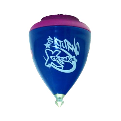 SPACE TROMPOS   Saturno Xtreme, Punta Fija, Color Azul, Incluye Cuerda