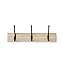 Produktbild Amazon Basics - Holz Wandgarderobe - 3 Standard Haken, 34 cm, Natürlich
