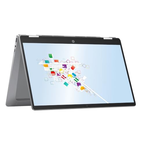 Image of HP 14 inch FHD IPS x360 Chromebook with Touchscreen Display, Intel i3 Processor Up to 3.8GHz, 8GB DDR5 Ram, 128GB SSD, Ultra-Fast WiFi 6, Chrome OS, Pastel Gray
