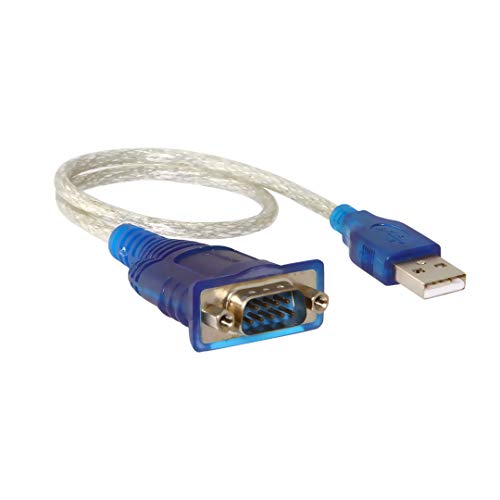 SF Cable, 2.5 ft USB to Serial RS232 DB9 Adapter (Prolific Chipset)