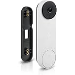 Wasserstein No-Drill Mount Compatible With Google Nest Doorbell (battery) - Avoid Drilling and Protect Your Walls