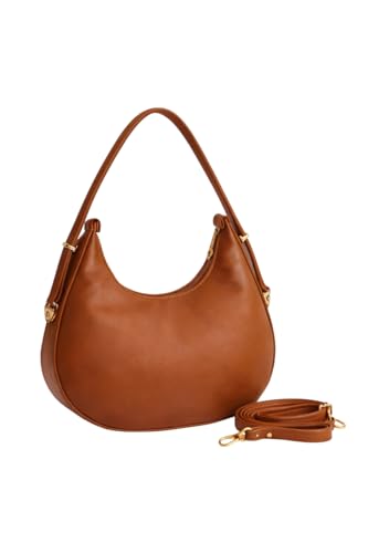 Image of Women's Shoulder & Sling Bag with Zipper Closure, Detachable Long Strap, Spacious Single Compartment Handbag for Daily & Office Use | Trendy Design