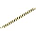 Sutemribor Brass Solid Round Rod Lathe Bar Stock, 3/8 Inch in Diameter 14 Inches in Length (2 PCS)