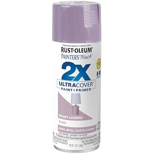 Rust-Oleum Painter's Touch 2X Spray Paint, Gloss Dreamy Lavendar