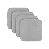Sitzkissen (4er Pack) Stuhlkissen mit Anti Rutsch Unterseite 38cm x 38cm...