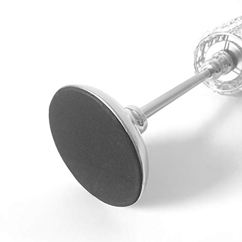 Gold Fortune Crystal Candle Holders Stand Coffee Table Living And Dinning Room Candlestick Centerpieces Set Gifts For Thanksgiving Birthday Housewarming (13.78" And 13.78", Silver) #TOP5