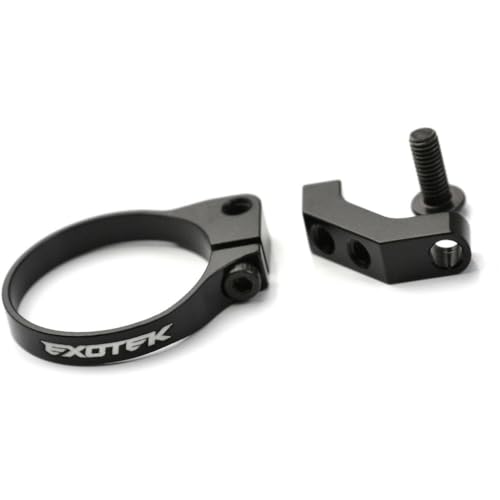 Exotek 24mm Mini Fan Mount Clamp-On 7075 for 24mm Dia. Motors Black EXO2161BLK